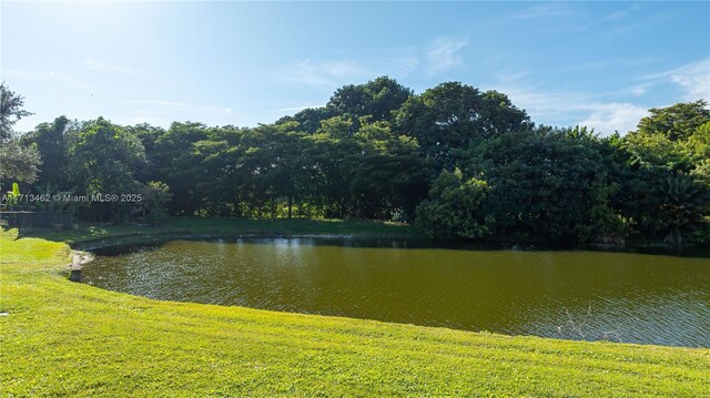 view of water feature