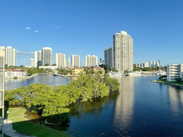 property view of water