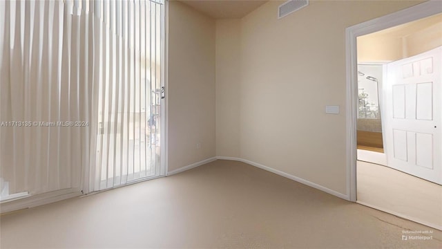 view of unfurnished room