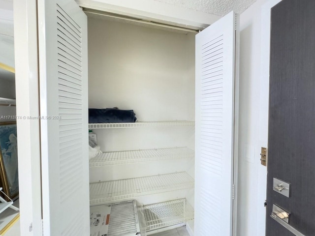 view of closet