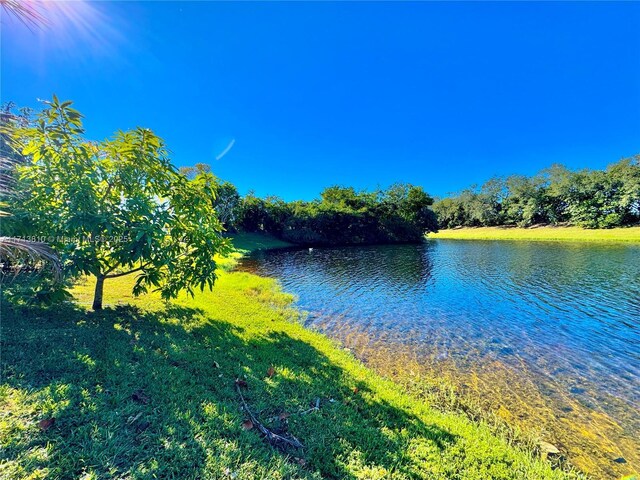 property view of water