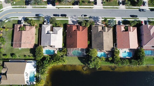 760 SW 190th Ave, Pembroke Pines, FL 33029 - birds eye view of property with a residential view and a water view