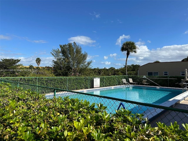 view of pool