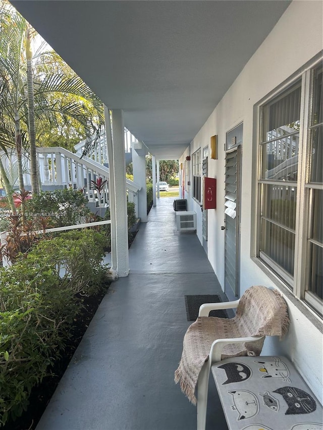 view of patio / terrace with a porch