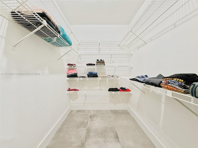 view of spacious closet