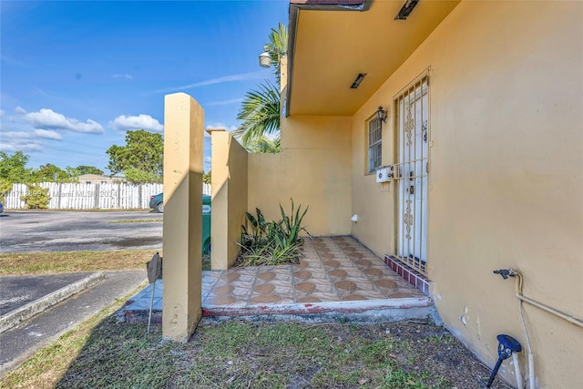 view of property entrance