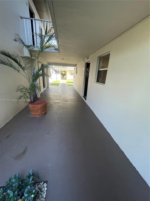 view of hallway