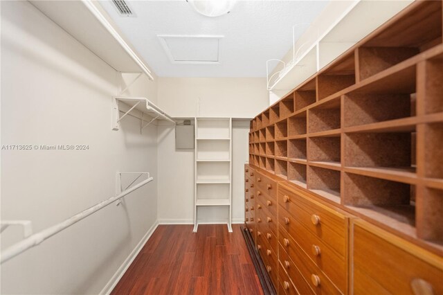 1709 Saint Andrews Rd, Hollywood, FL 33021 - spacious closet featuring dark wood finished floors