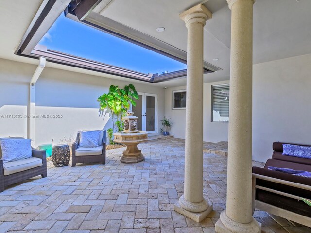 view of patio / terrace with french doors