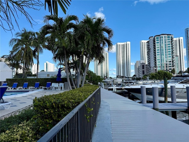 exterior space featuring a community pool