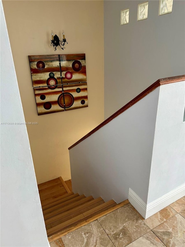 view of stairs