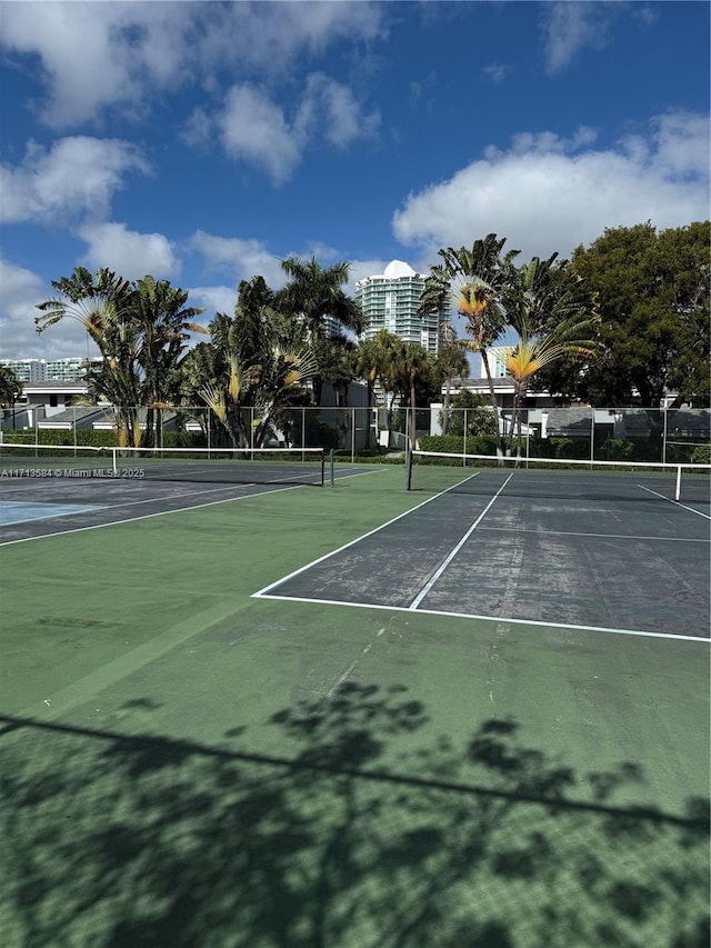 view of sport court