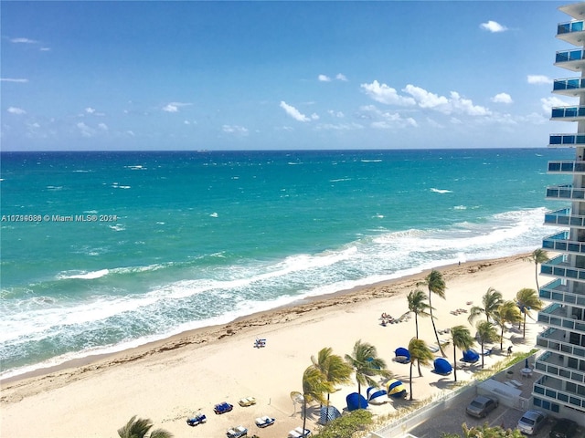 water view with a beach view