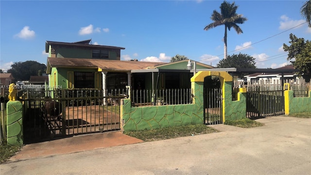 view of bungalow-style home