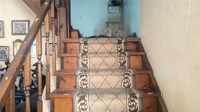 view of staircase