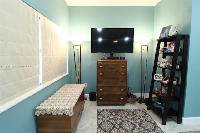 view of sitting room