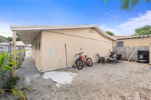 view of rear view of property