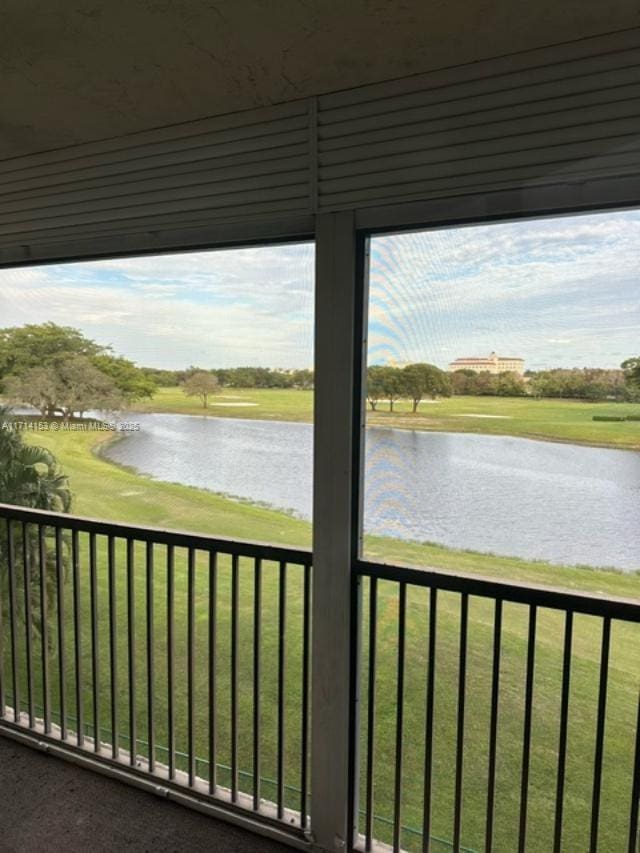 view of water feature