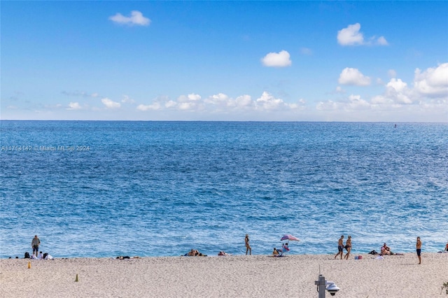 water view with a beach view