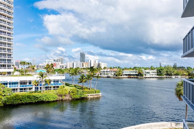 property view of water