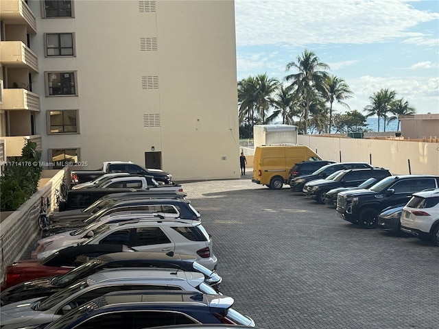 view of parking