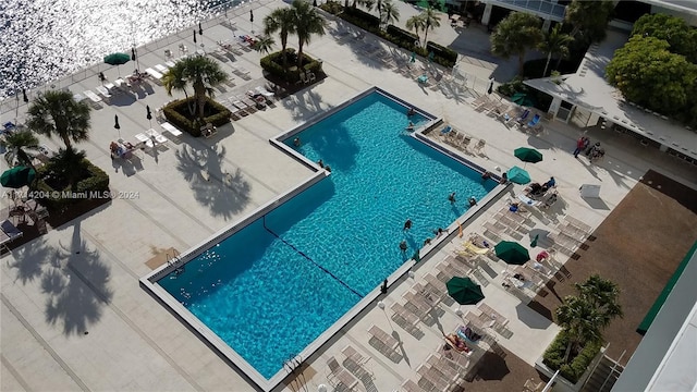 view of pool