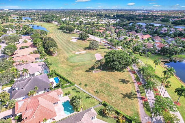 821 E Cypress Pointe Dr E, Pembroke Pines, FL 33027 - view of property location with a large body of water and nearby suburban area