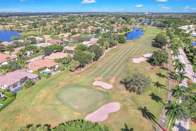821 E Cypress Pointe Dr E, Pembroke Pines, FL 33027 - aerial view of property's location featuring a large body of water, a local golf course, and nearby suburban area