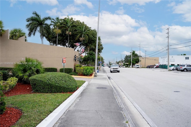 view of street