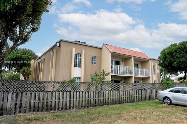 view of side of home