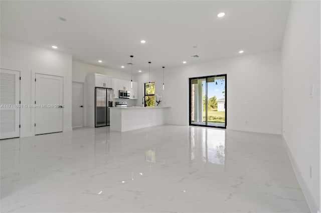 view of unfurnished living room