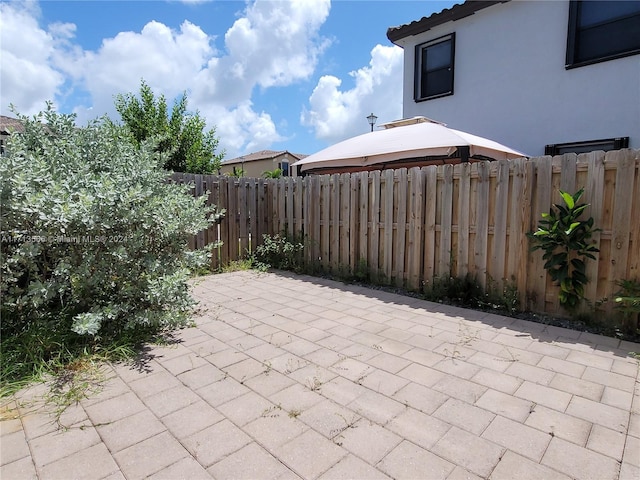 view of patio