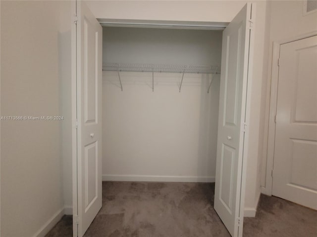 view of closet