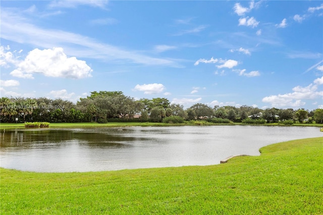 property view of water