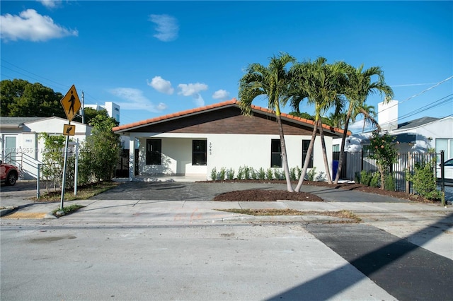 view of front of home