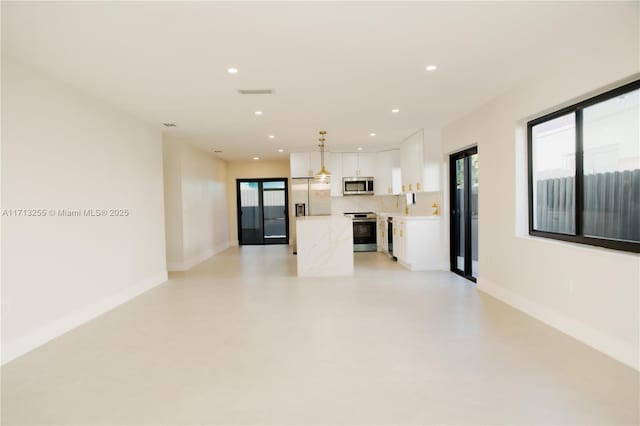 view of unfurnished living room