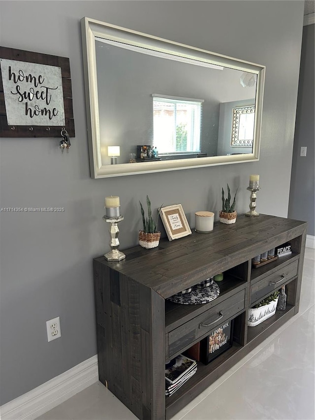 interior details featuring baseboards