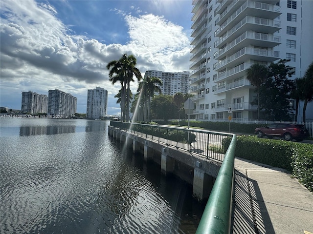 property view of water