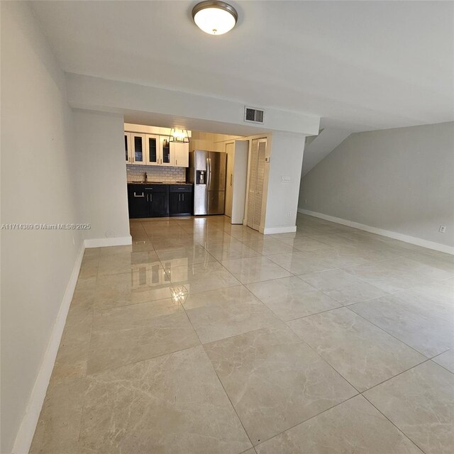 view of unfurnished living room