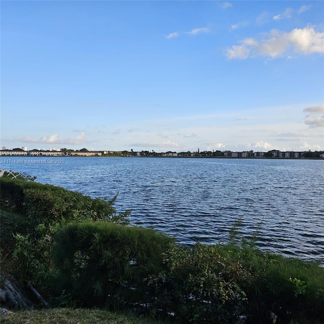 property view of water