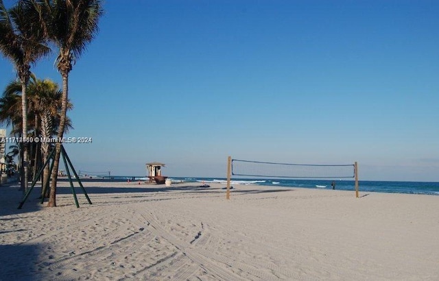 water view with a beach view