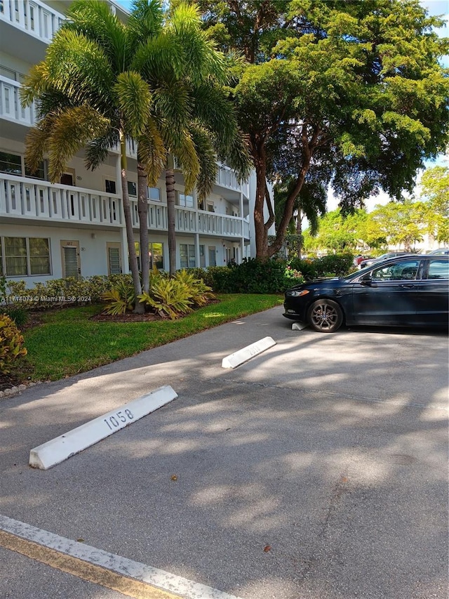 view of car parking