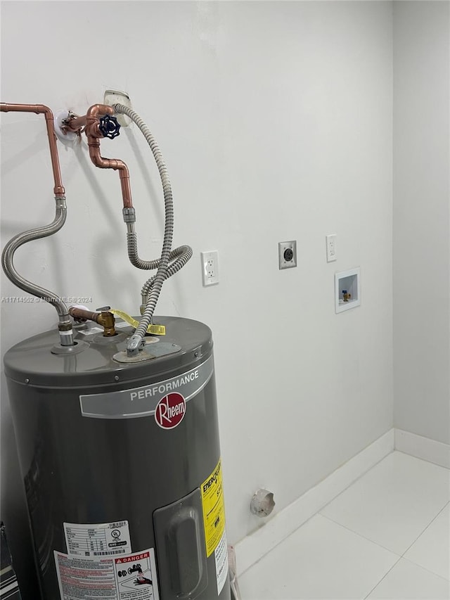 utilities with electric water heater