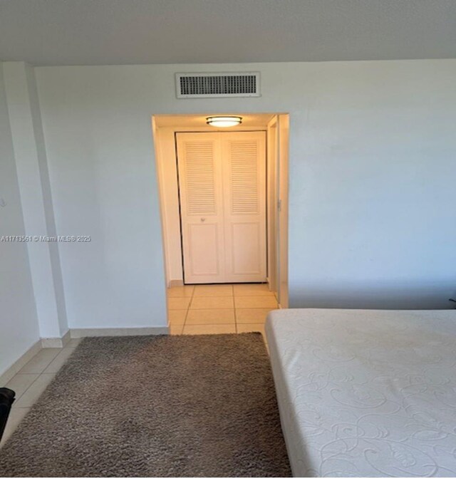 view of tiled bedroom