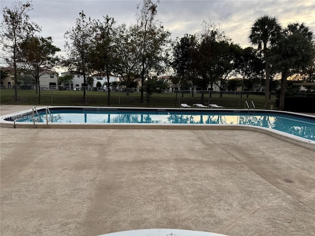 view of pool