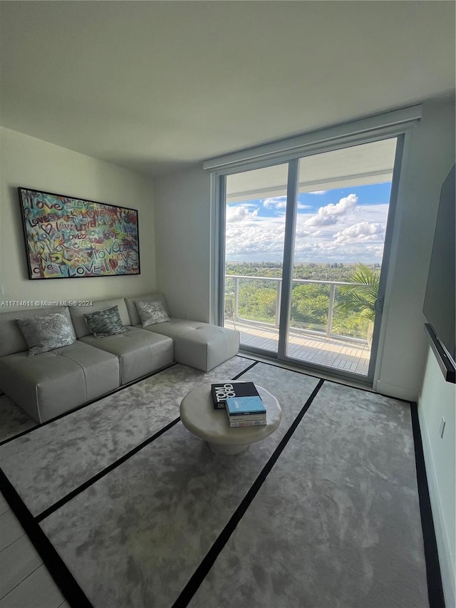 view of living room