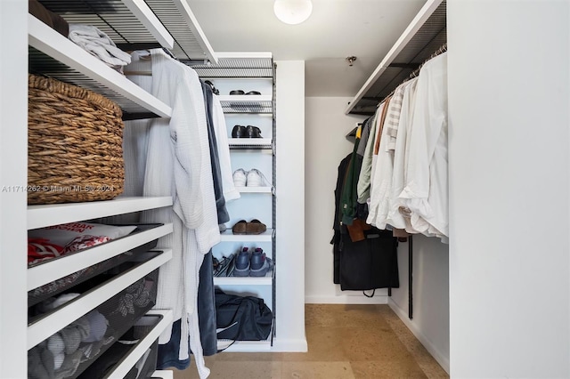 view of spacious closet