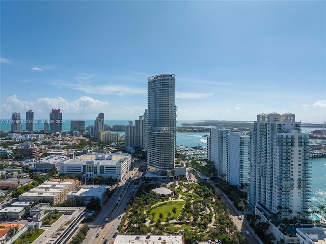 city view featuring a water view