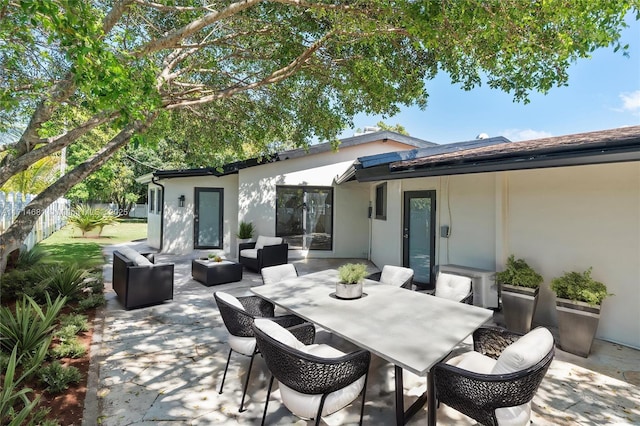 view of patio / terrace featuring outdoor lounge area