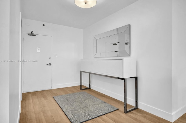 foyer featuring hardwood / wood-style flooring